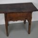 Antique Spanish Rustic Chestnut Side Table/Console, 18th Century