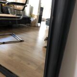 Miroir Louis Philippe noir mat ancien