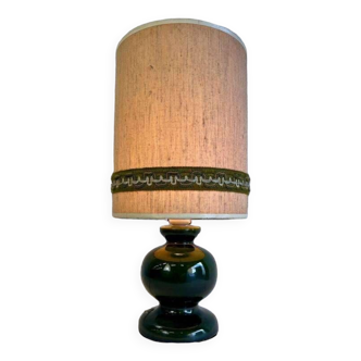 Lampe de table / éclairage vert vintage