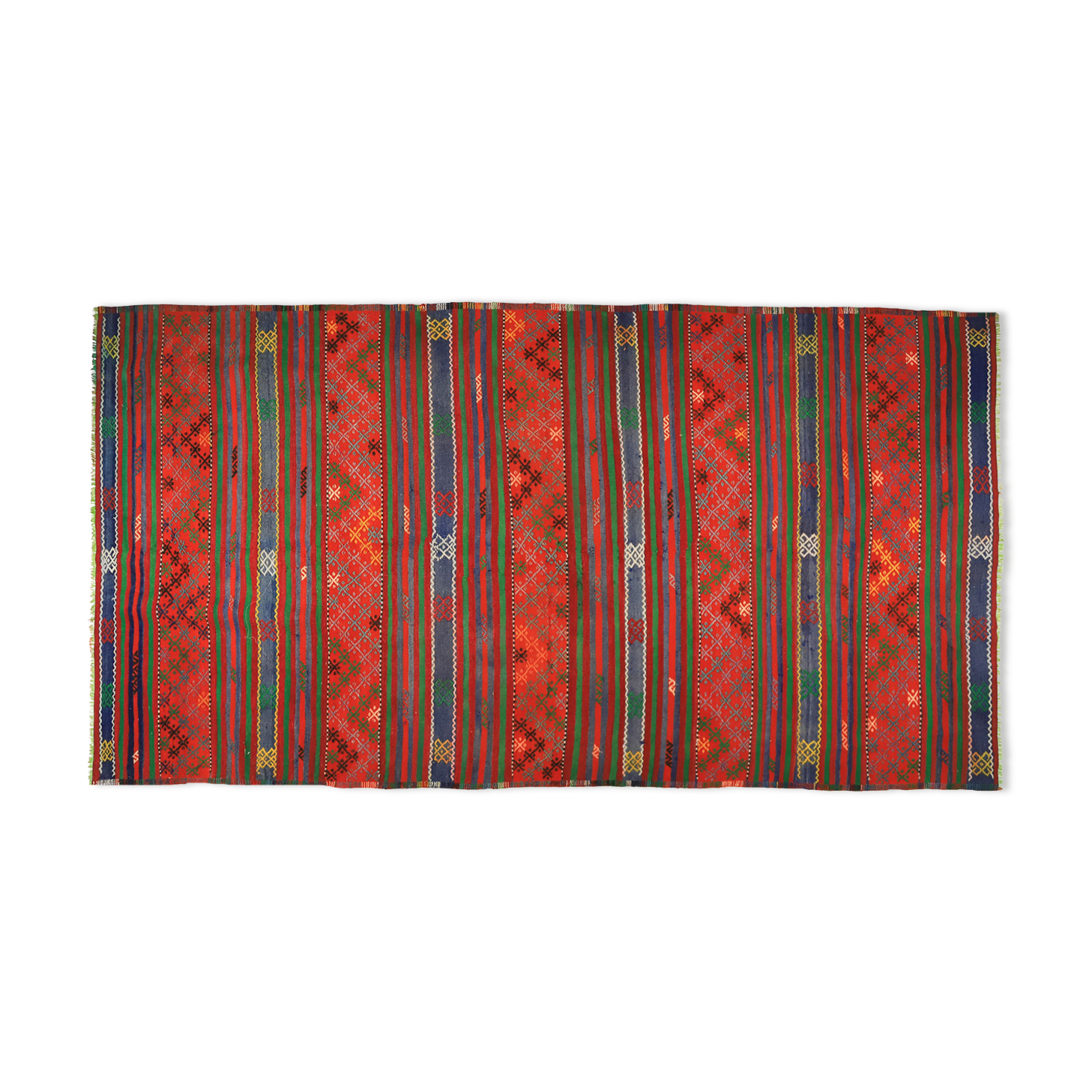 Anatolian handmade kilim rug 310 cm x 174 cm