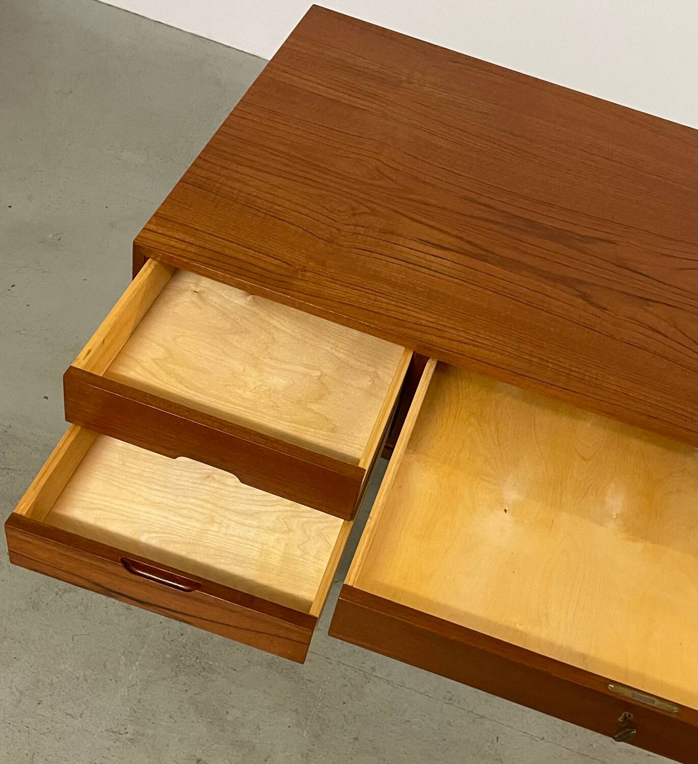 Danish Teak Desk by Arne Wahl Iversen 1950s