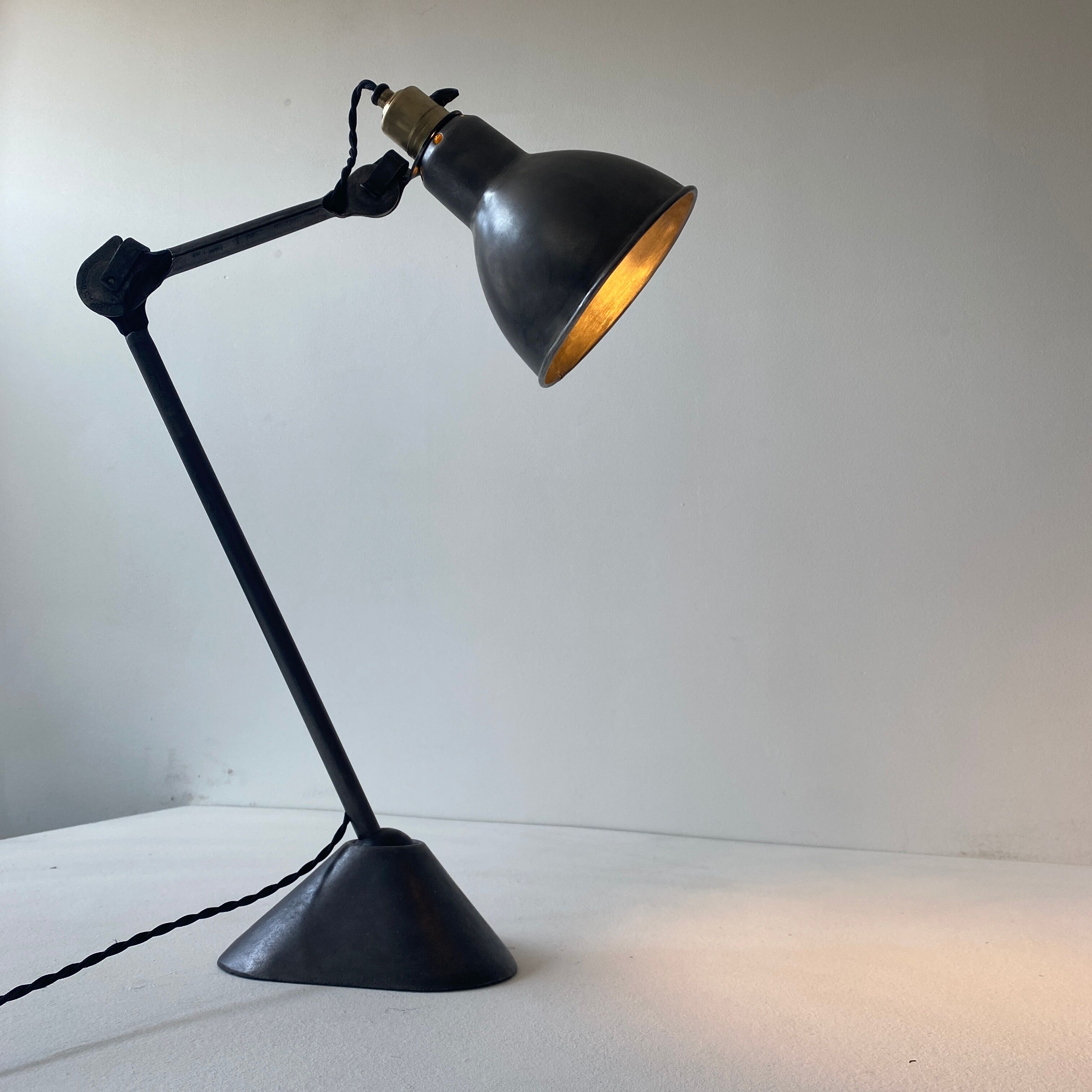 Ancienne lampe de bureau gras ravel  « gras s.d.g.d. » n° 205