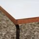 Table basse volante blanche de Pierre Guariche pour Steiner, années 50
