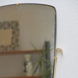 Mirror edge brass vintage 66x44cm