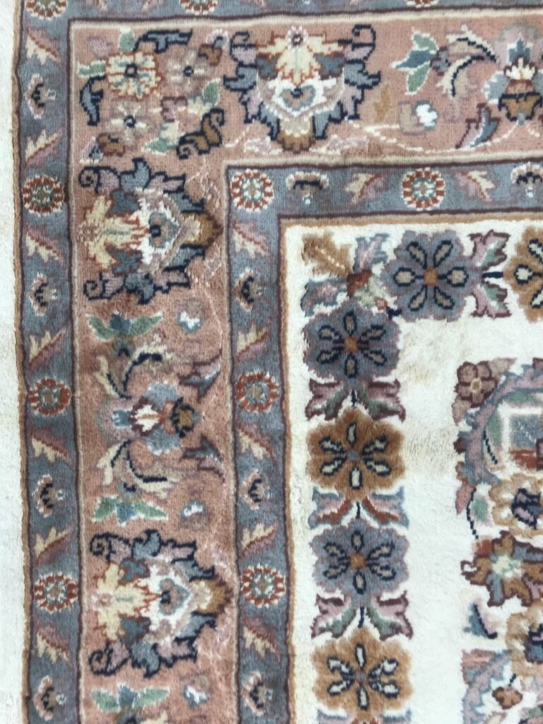 Carpet pakistani Karachi wool and silk 155 x 248 cm