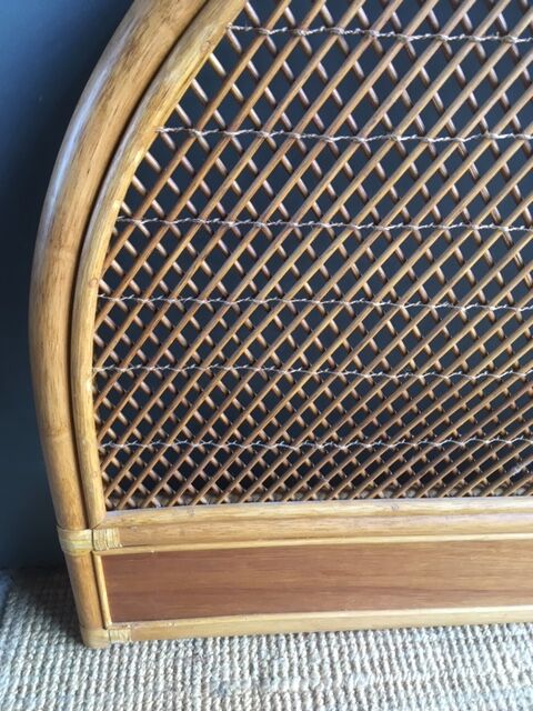 Headboard wicker rattan 140 cm