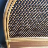 Headboard wicker rattan 140 cm