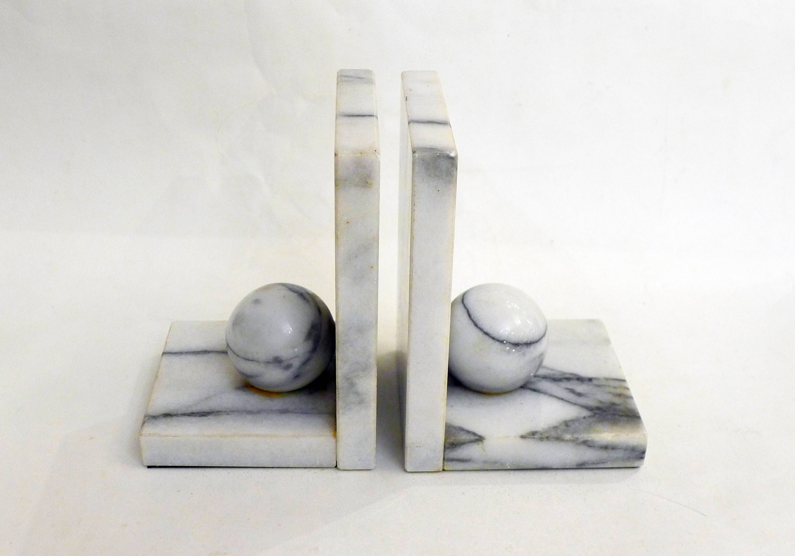 Pair of Marble Bookends