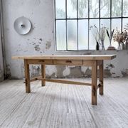 Table mobilier montagne 1950 hêtre massif