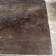 Antique Indonesian teak workbench with two drawers and stretcher H89.