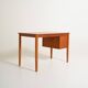Scandinavian teak desk with sliding drawers, 1960s