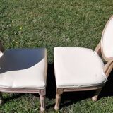 Pair of children's medallion chairs
