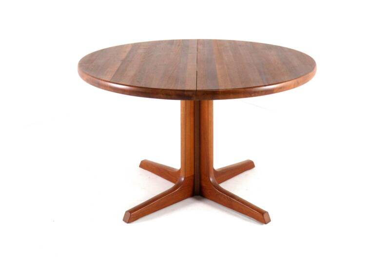 Extendable dining table Gudme 2x 'Slumstrup' - Danish design in teak