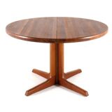 Extendable dining table Gudme 2x 'Slumstrup' - Danish design in teak