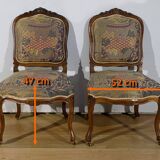 Louis XV style living room in walnut – 1920