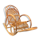 Rocking-chair child rattan with footrest