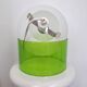 UFO glass globe lamp from Ikea vintage space age dlg by Joe Colombo