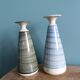 Stoneware soliflore vases