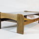 Percival Laver Vintage Wenge Glass Lectuur Holder Coffee Table, 70s