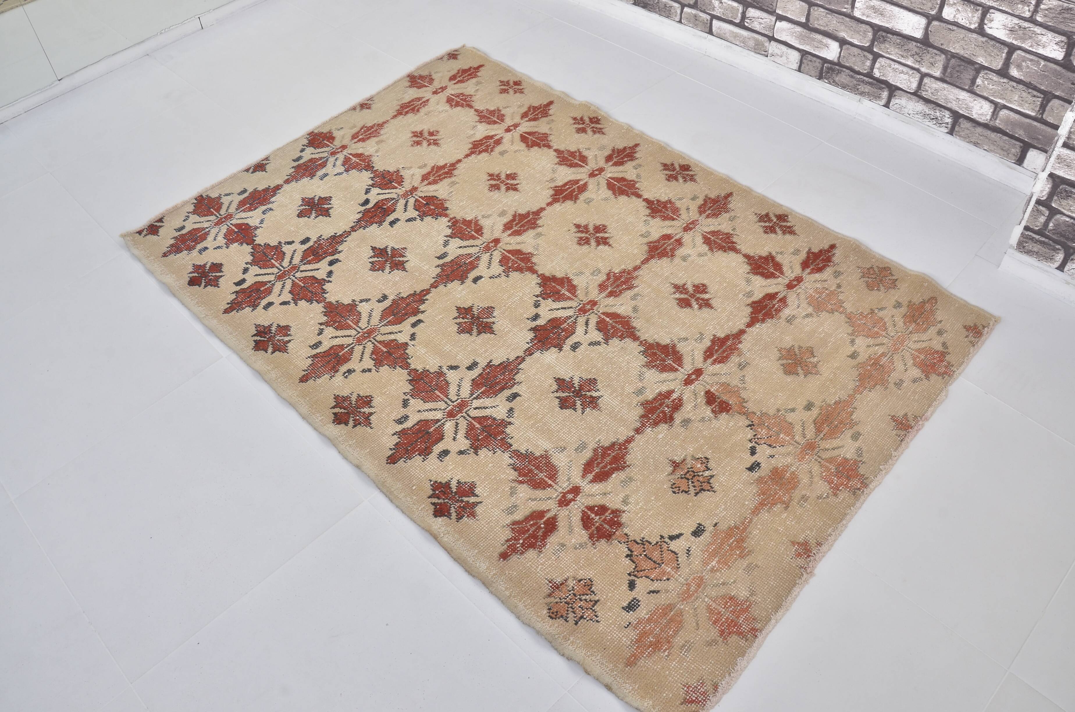Red & Tan Anatolian Rug sku 2450.