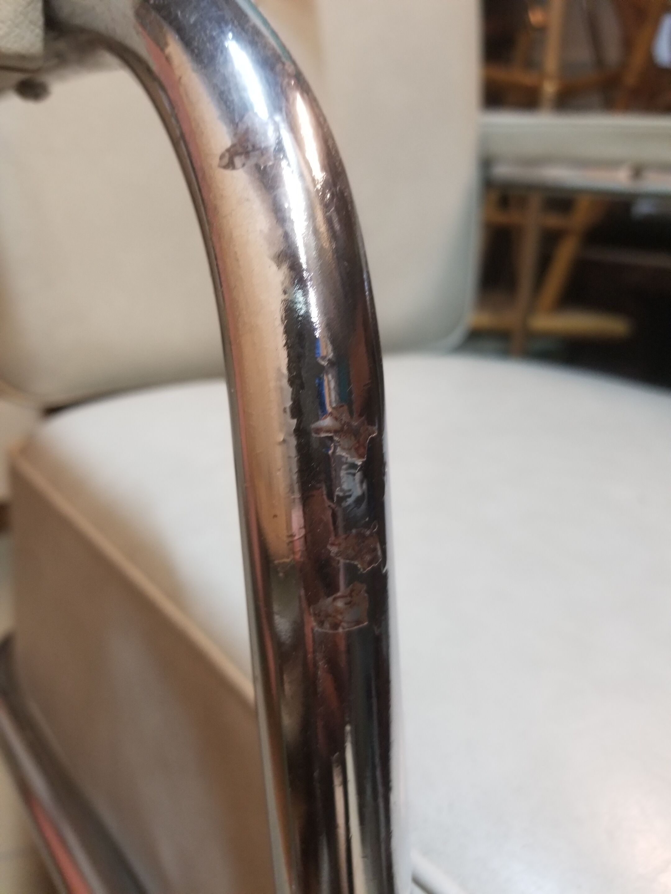 Old light grey pullman swivel office chair