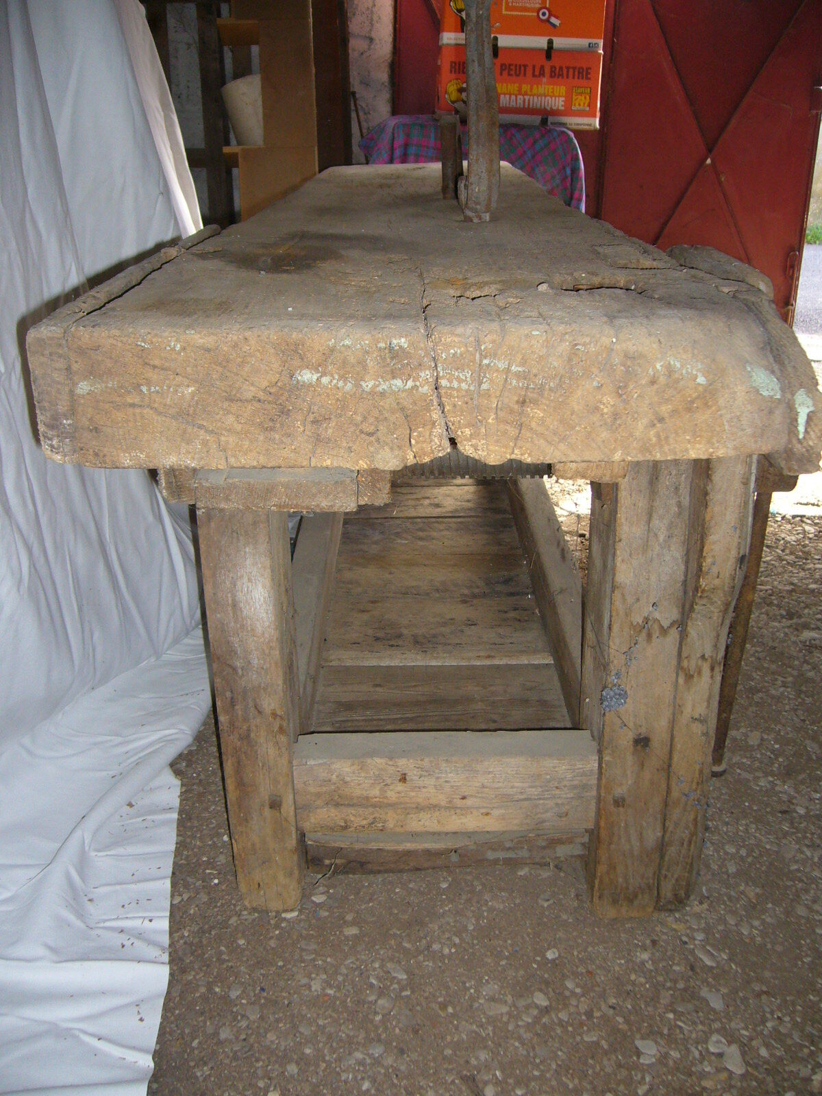 Old-established with its vertical wooden noose and drawer