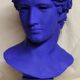 Bust apollo greek roman design