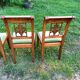 6 lounge chairs old Louis XVI Directoire style