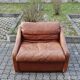 VIntage oxred leather lounge Chair Rolf Benz