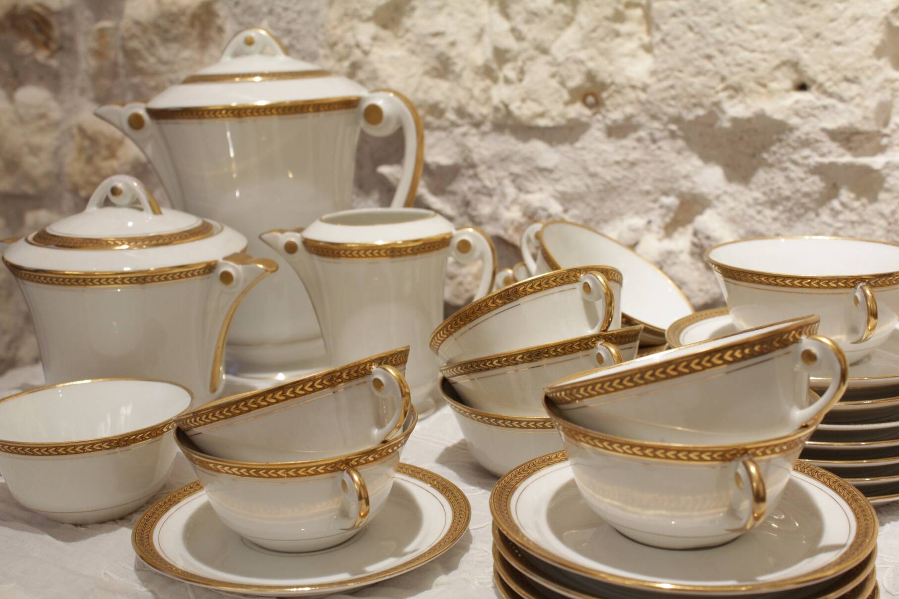 Limoges porcelain tea or coffee service circa 1950