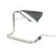 Peter hamburger, crylicord modernist crylicord desk lamp, knoll international, 1960s