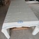 Antique linen sheet with JB embroidery