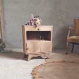 Old and pretty bedside table