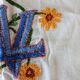 Old embroidered tablecloth