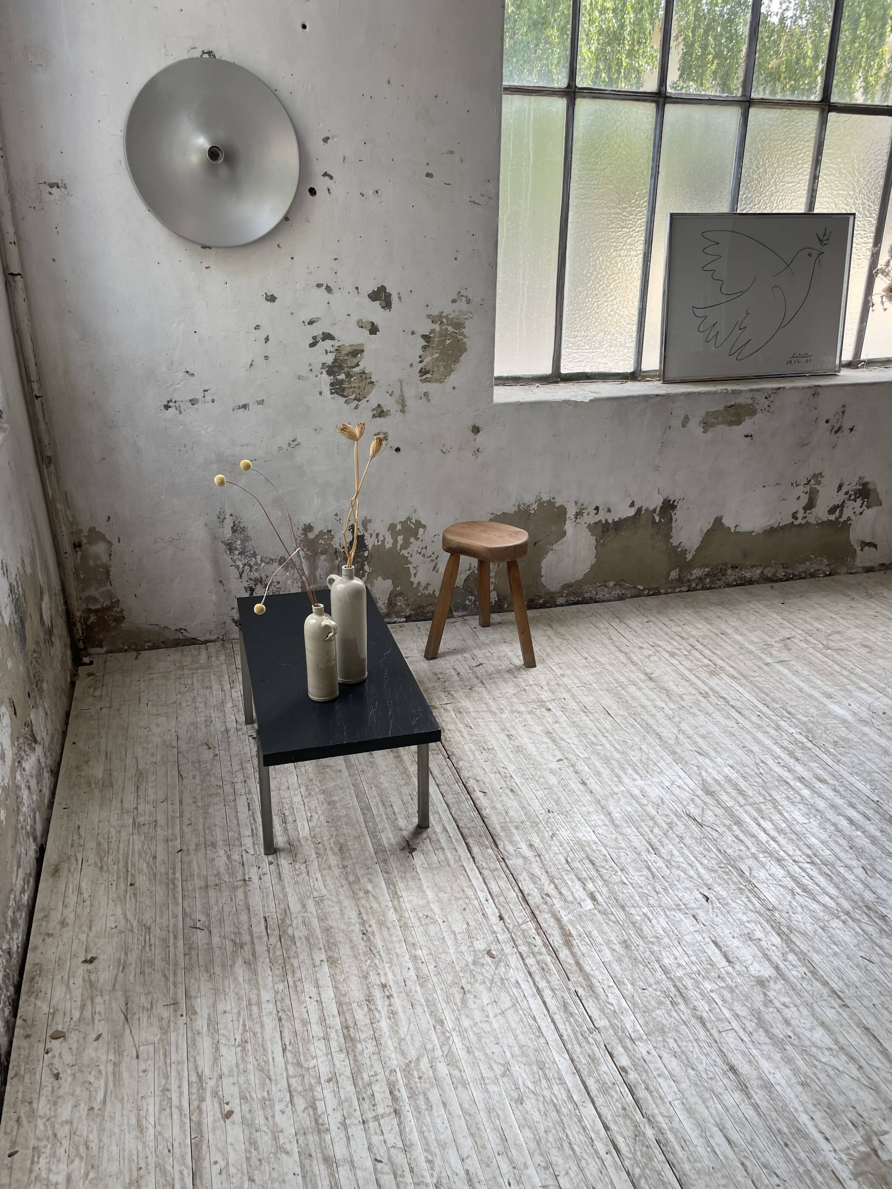 1950s slate coffee table