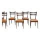 6 chaises de salle à manger italiennes