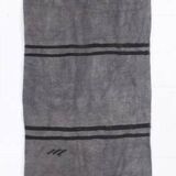 2x8 Green & Black One-of-a-Kind Vintage Kilim Runner, 67x247 Cm