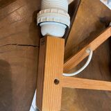 Pair of Translandia Denmark Scandinavian vintage wooden articulated wall lights 1960s