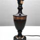 Robert Deschuytener - Baluster lamp - Black and gold ceramic - 1970s