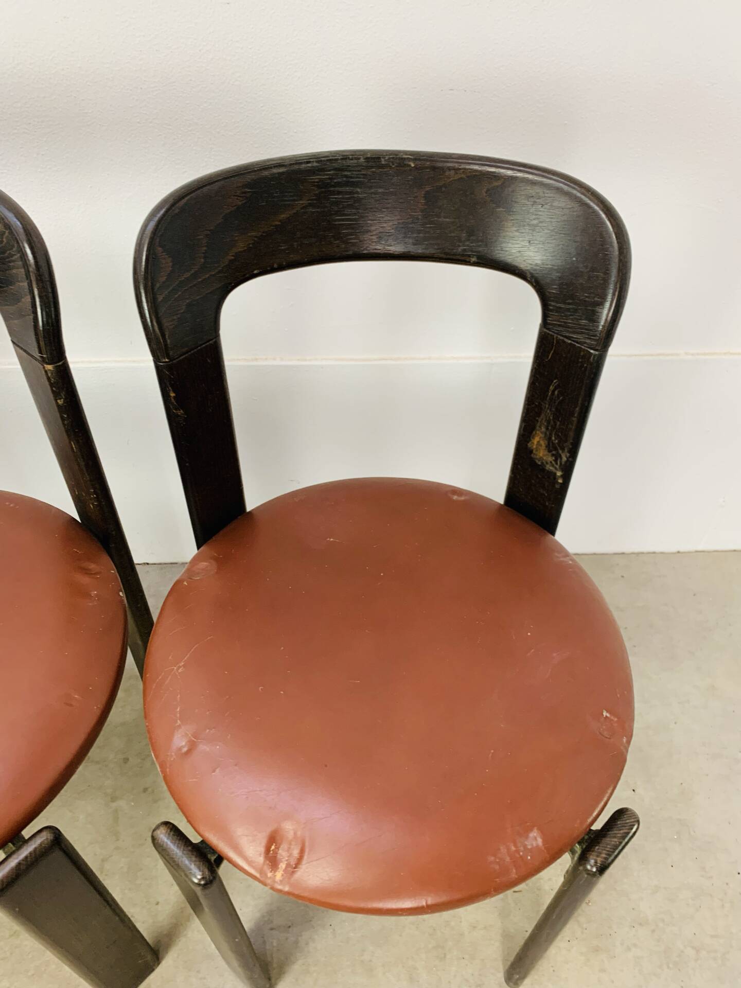 4 Bruno Rey chairs for Dietiker, workshop "Chair from Stein am Rhein"