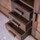Enfilade Reconstruction René Gabriel. vintage wooden sideboard