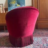 Upholstered toad chair