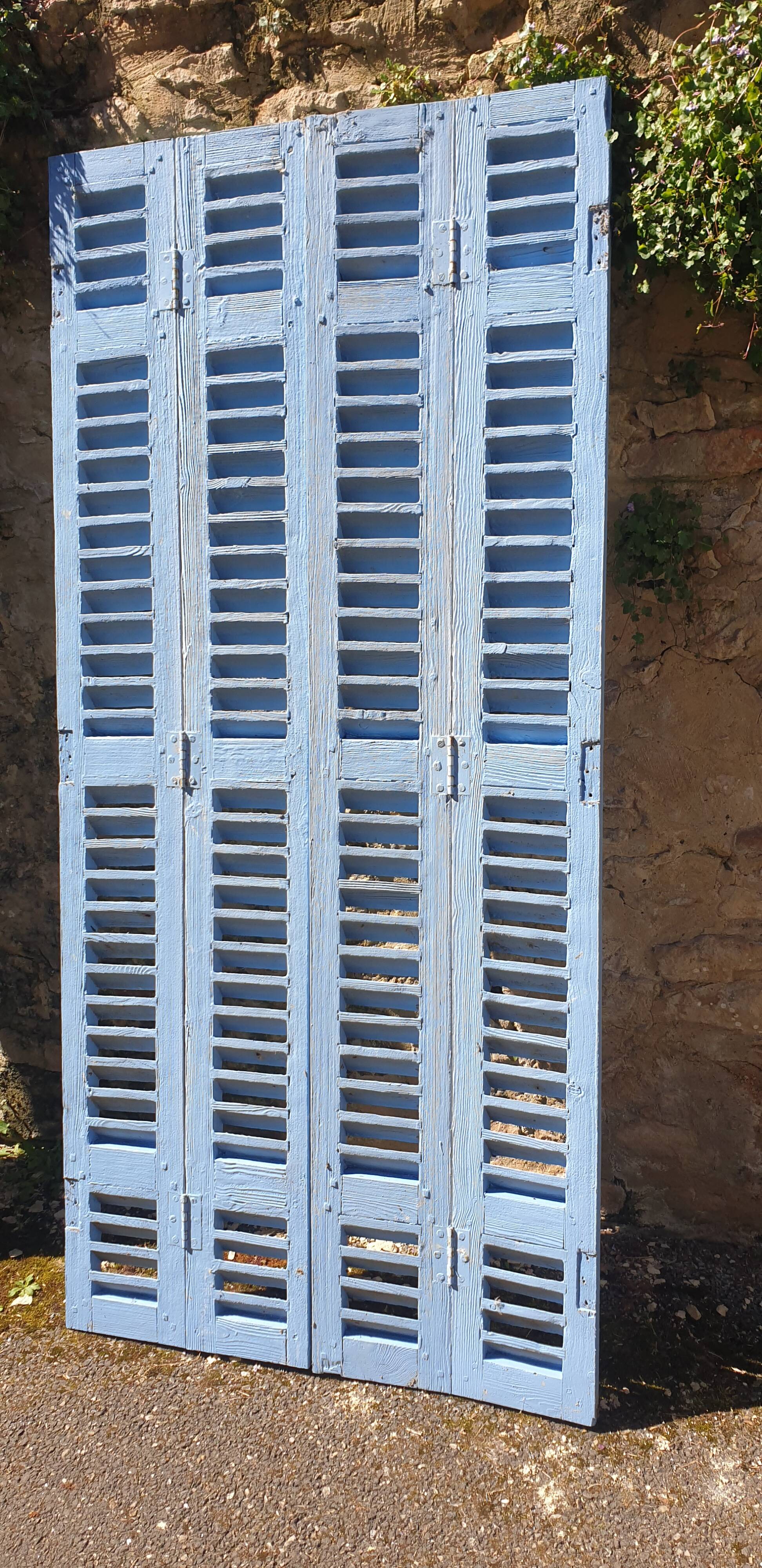 Set of Blue Shutters/Blinds - Late 19th Century