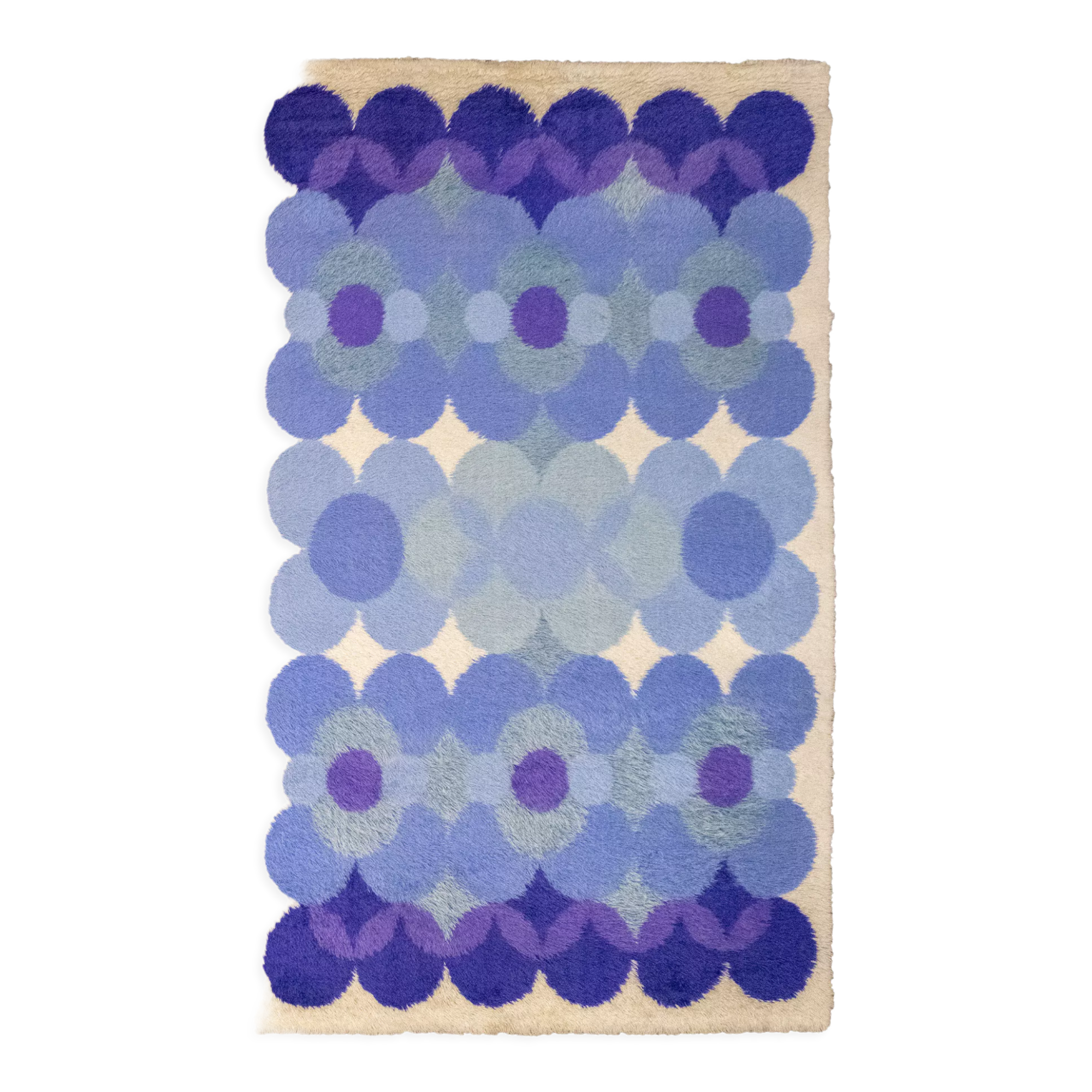 Blue flower Desso carpet