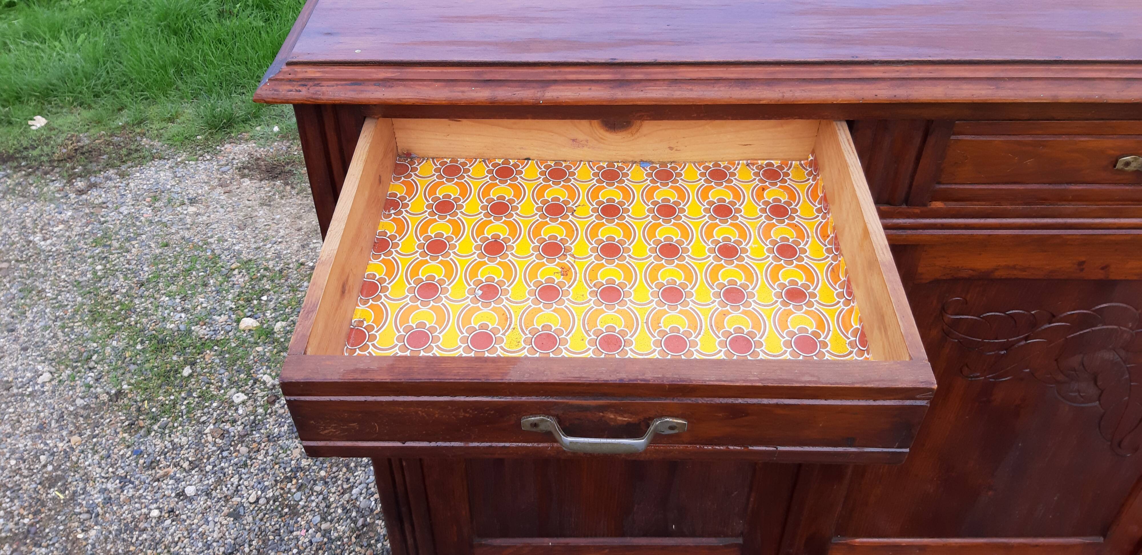 Parisian pine sideboard