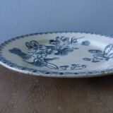 Assiette plate Gien Capucines Terre de fer