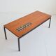 Table basse moderniste scandinave 1950 vintage