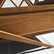 Child bed solid wood spindle feet 60's crosses