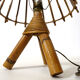 Rattan bedside lamp from the 60/70