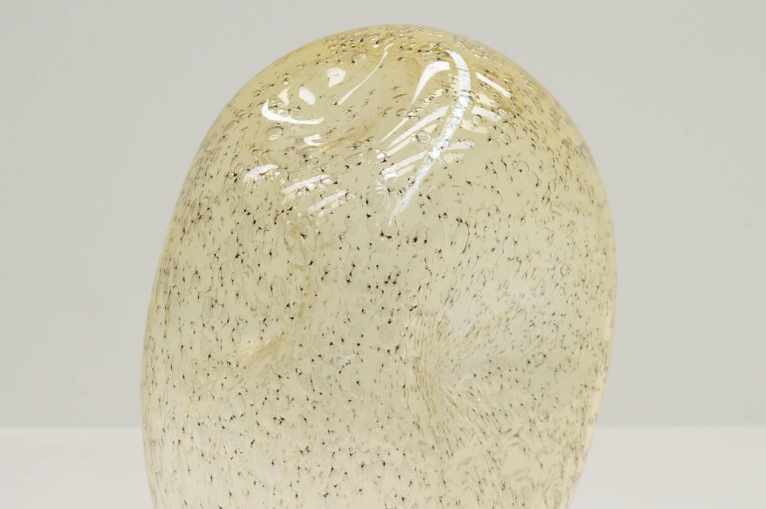 Large Murano glass free-form table lamp from La Murrina, Italy 70s.
